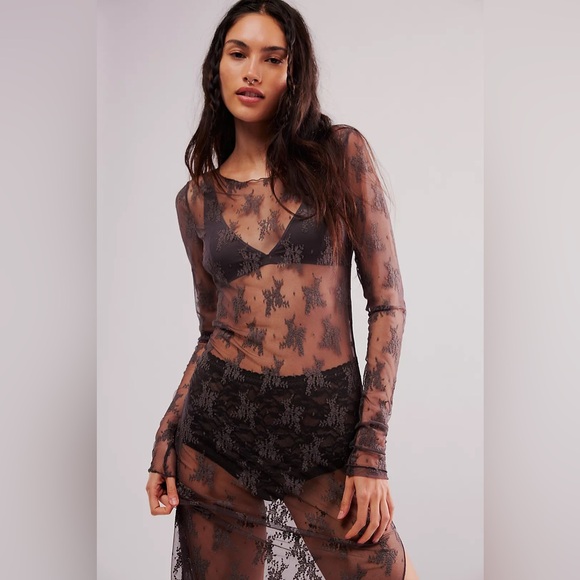 Free People Lady Lux Maxi Slip NWT - Picture 4 of 5